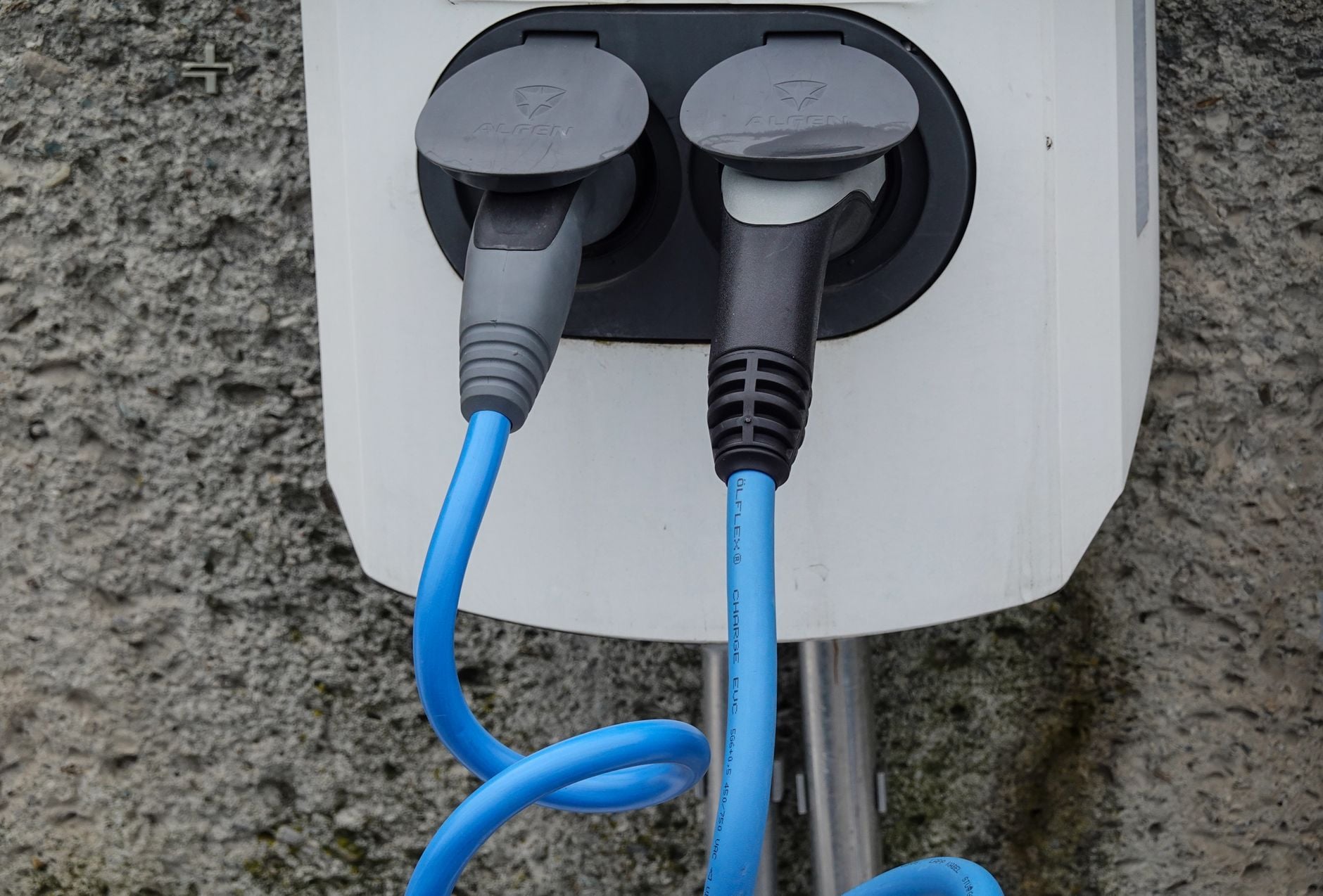 Commercial EV charger installation