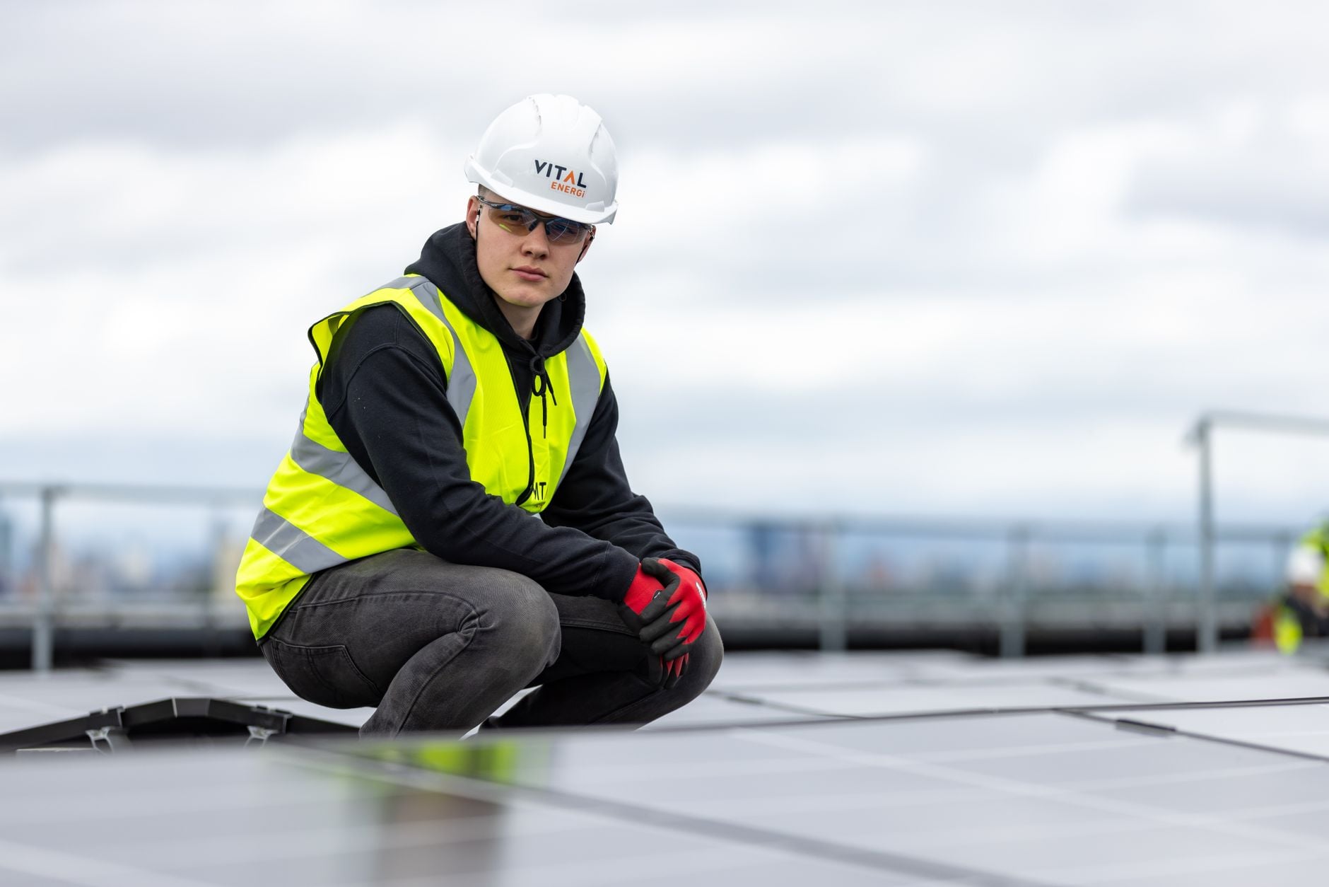 solar battery storage install