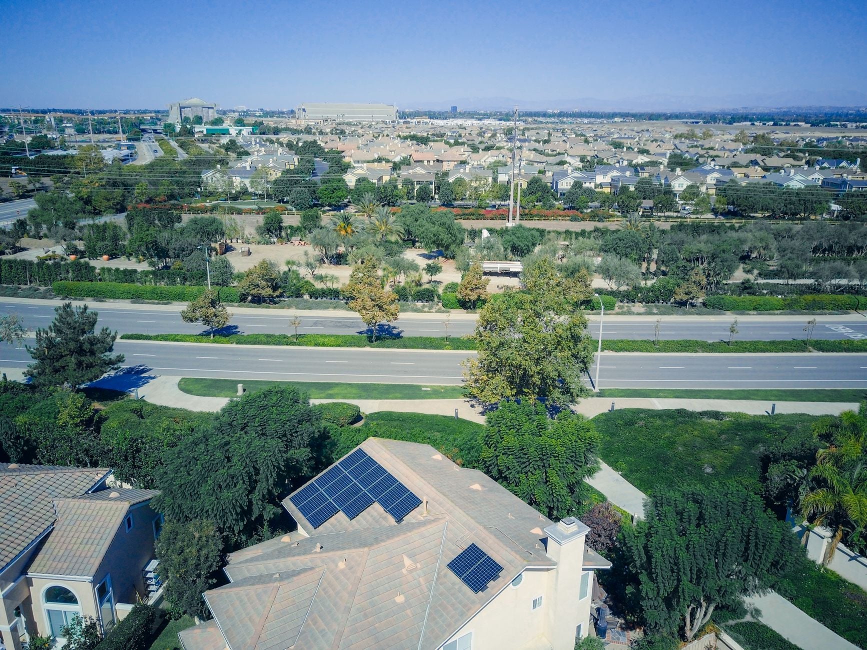 roof top solar panel installation